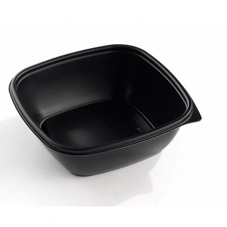 BOITE CARREE MICRO ONDABLE NOIRE 750ML /50 BOITE CARREE MICRO ONDABLE NOIRE 750ML /50