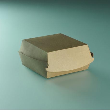 BOITE BURGER CARTON BRUN 120X116X35MM /100 BOITE BURGER CARTON BRUN 120X116X35MM /100