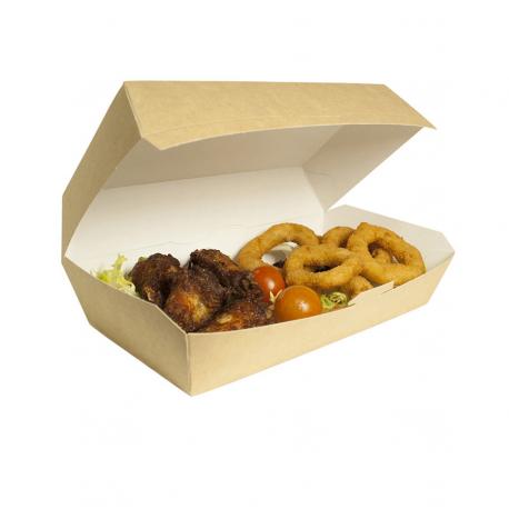 BOITE SANDWICH CARTON BRUN 200X100X40MM/200 BOITE SANDWICH CARTON BRUN 200X100X40MM/200