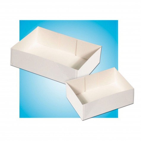 CAISSETTE PATISSIERE BLANCHE N°16 16X11X5CM /100