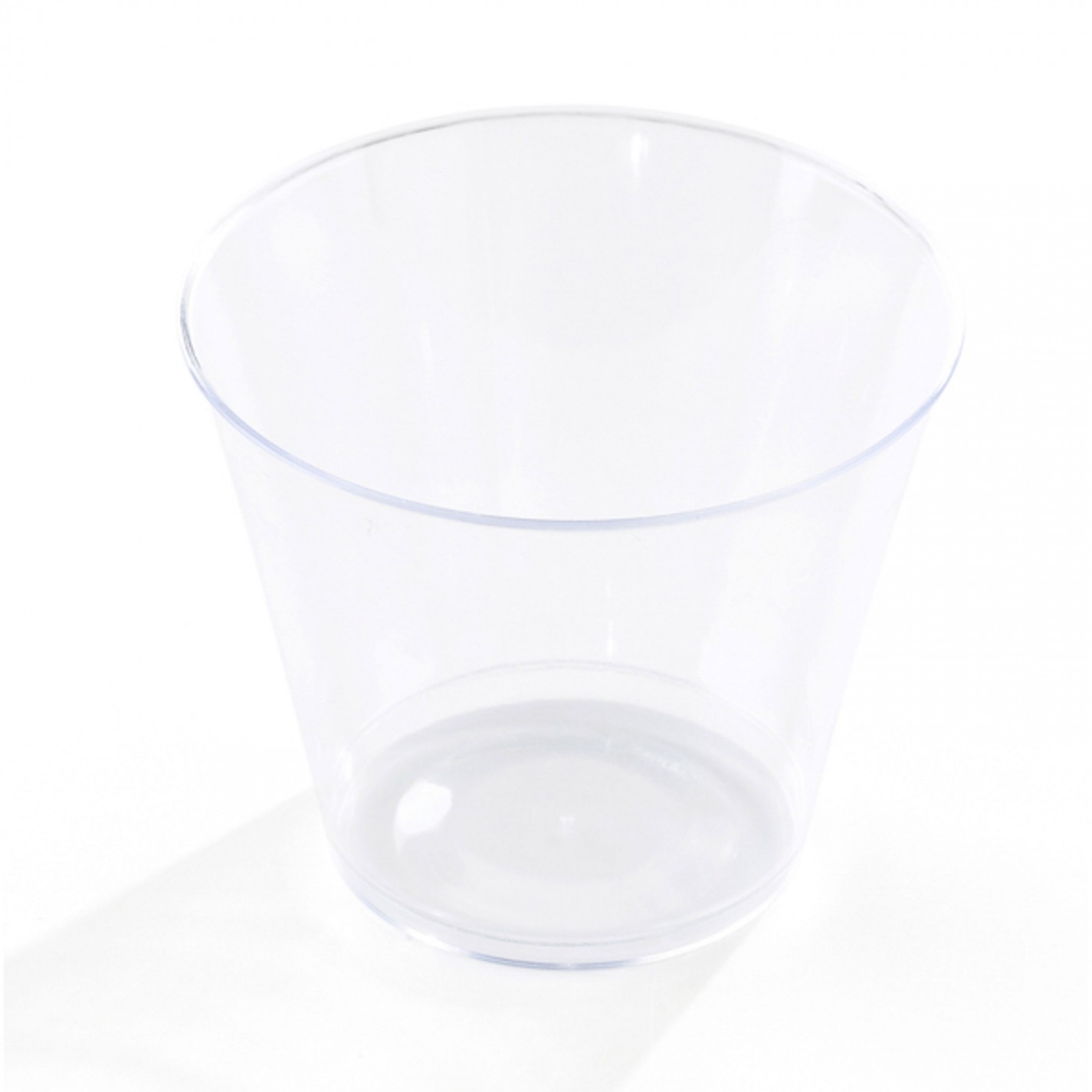 COUPE DESSERT PLASTIQUE TRANSPARENT 23CL Ø 9.5 H7CM /500 COUV 11009