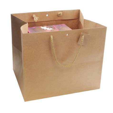 SAC LUXE KRAFT BRUN 175G 38 31X32CM PC/10