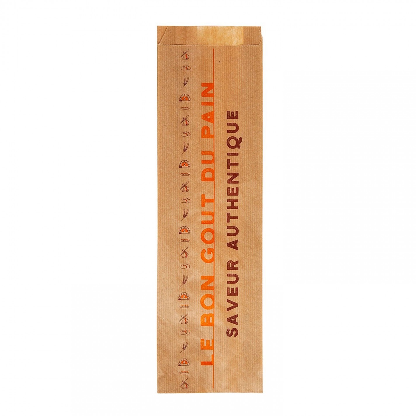 SAC BAGUETTE KRAFT BRUN 100+40X490MM/1000 sur cde SAC BAGUETTE KRAFT BRUN 100+40X490MM/1000 sur cde