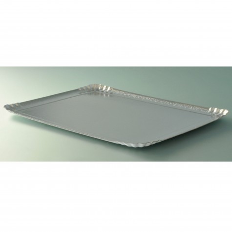 PLATEAU TRAITEUR 32X42CM ARGENT INTERIEUR