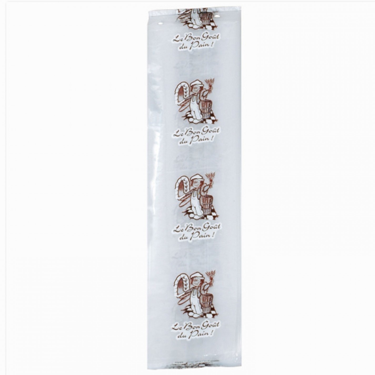 SAC PAIN PEBD 120+50X450MM 50 microns MARRON /100 SAC PAIN PEBD 120+50X450MM 50 microns MARRON /100