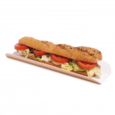 PLATEAU SANDWICH CARTON KRAFT BRUN 300X61X32MM /1000