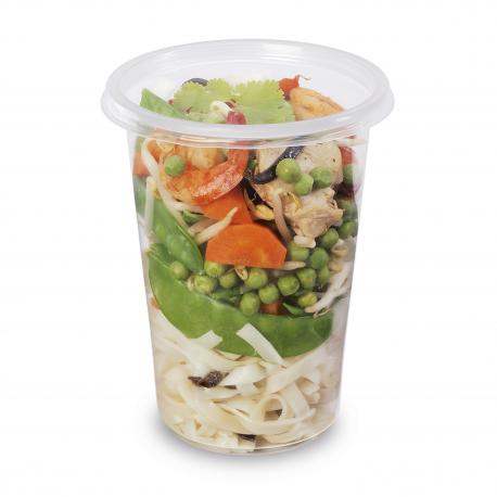 POT ROND TUSIPACK PP TRANSPARENT ø117MM 1000ML /500 couv 11439 POT ROND TUSIPACK PP TRANSPARENT ø117MM 1000ML /500 couv 11439