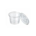 COUVERCLE POT A SAUCE 3CL D.45MM PET /100 pour 11472