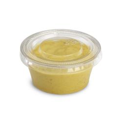 POT A SAUCE PET 6CL CRISTAL D.62MM H30MM /100 couv 10271