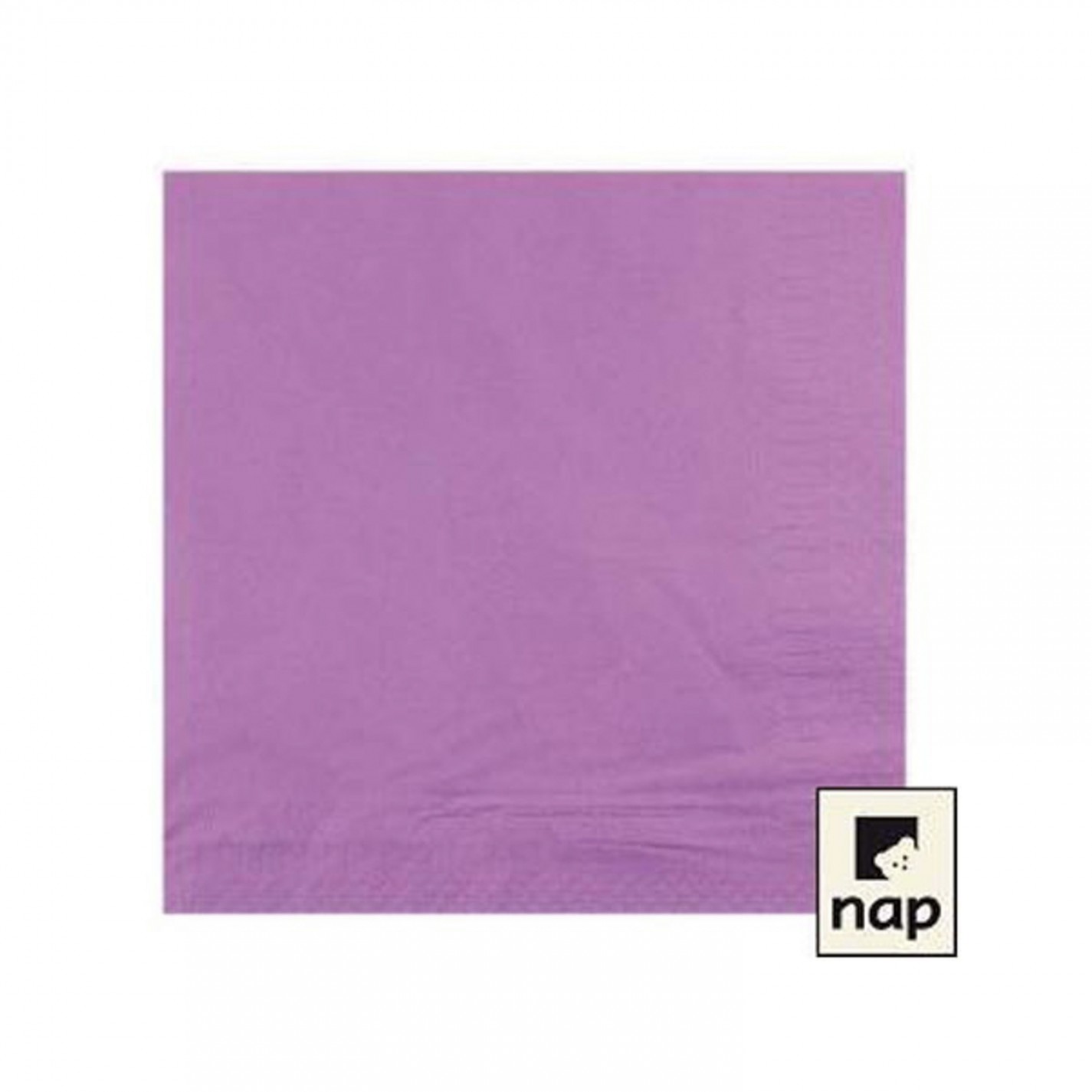 SERVIETTE OUATE 2 PLIS 39X39 LAVANDE /100