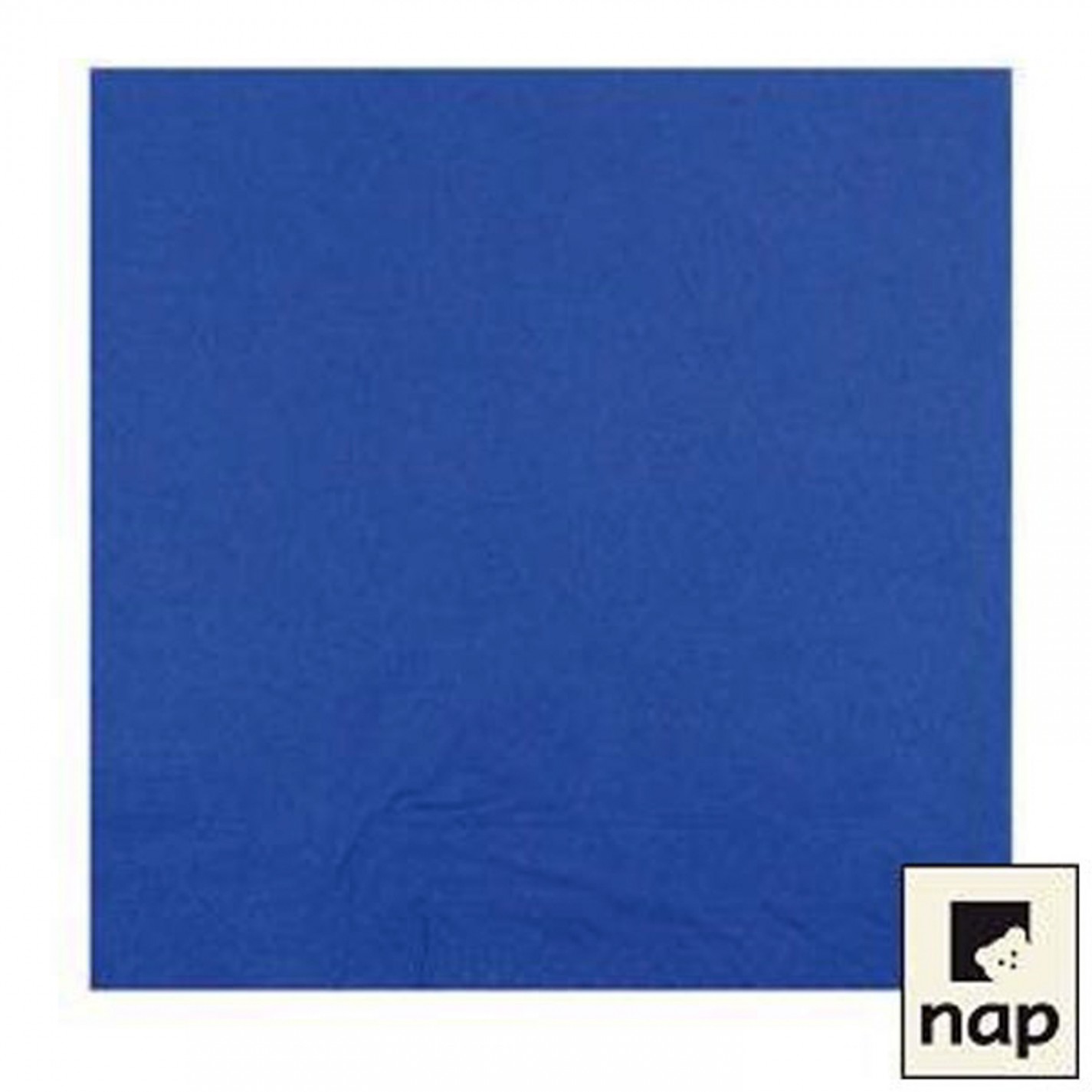 SERVIETTE OUATE 2 PLIS 39X39 BLEU MARINE /100