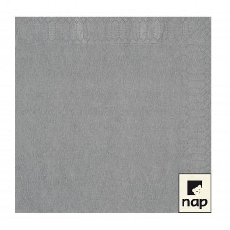 SERVIETTE OUATE 2 PLIS 39X39 BETON /100