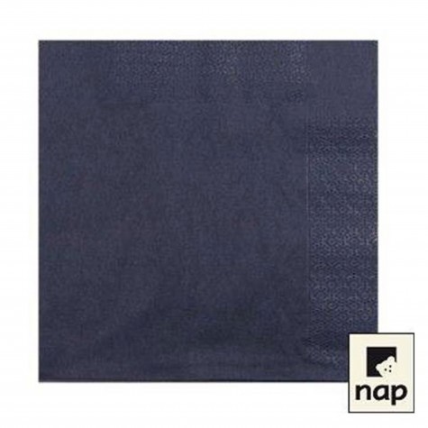 SERVIETTE OUATE 2 PLIS 39X39 EBENE /100