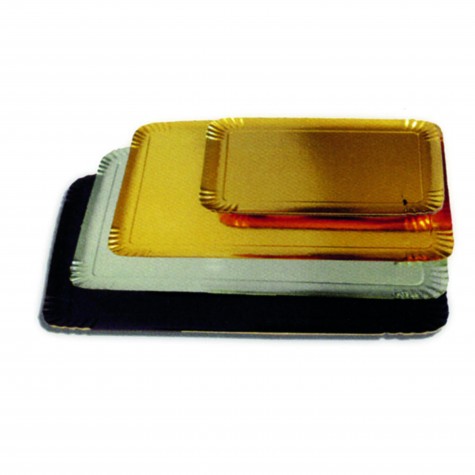 Plateau Traiteur Carton Or 32x42cm - 25