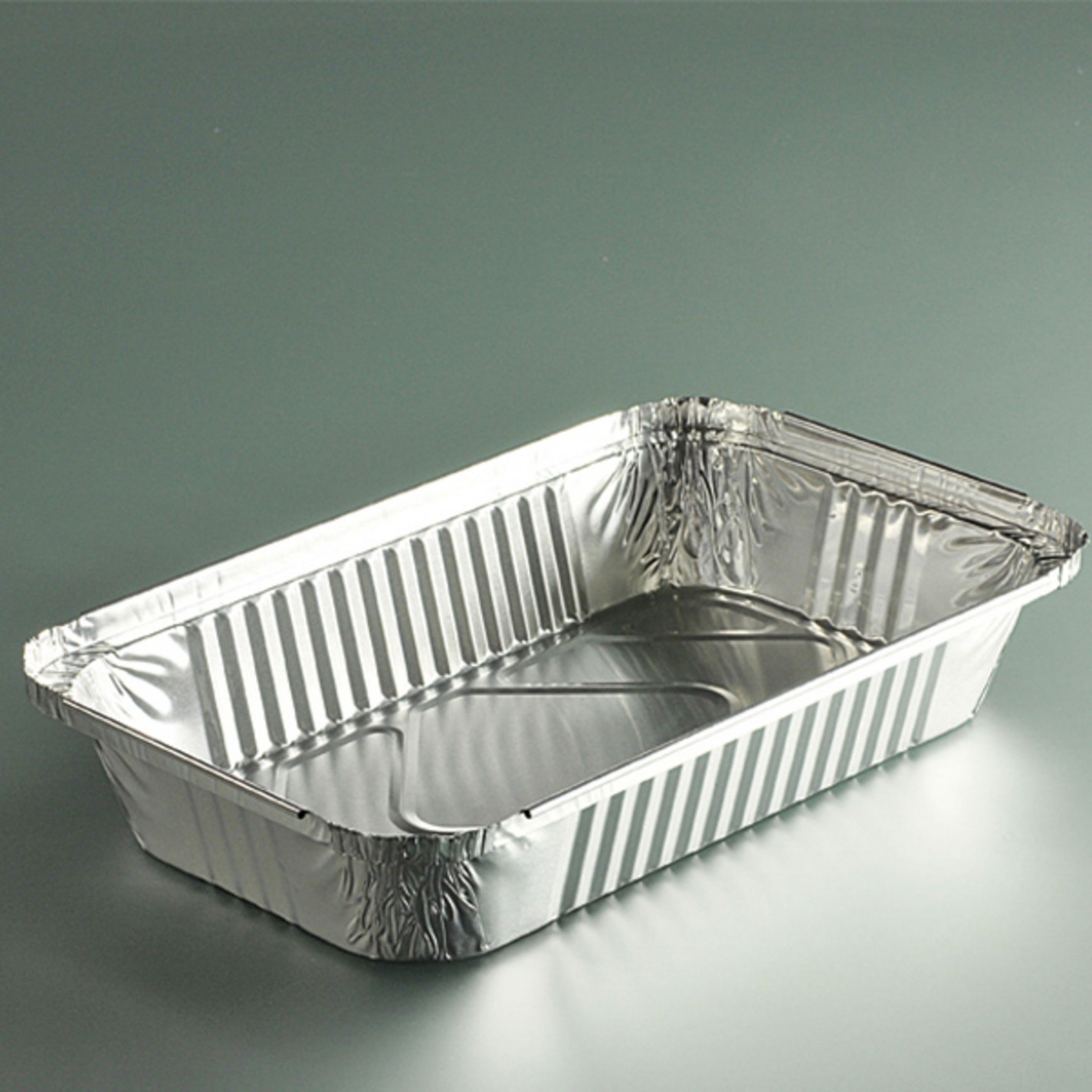 PLAT ALUMINIUM 1170ML OPERCULABLE 263X160X40MM /100 couv 12574