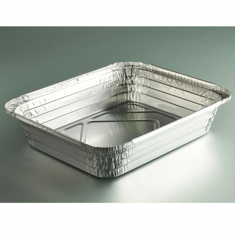 PLAT ALUMINIUM 3650ML OPERCULABLE 298X238X60MM /100 COUV REF 12576