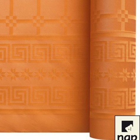 NAPPE DAMASSEE 1.20MX25M MANDARINE