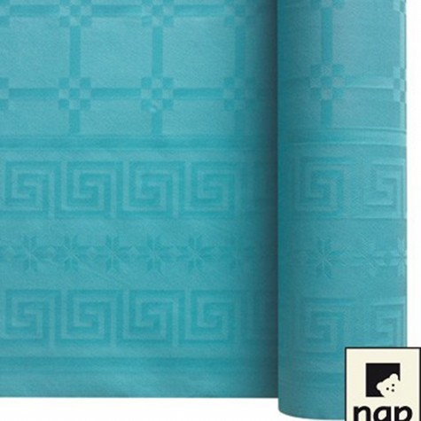 NAPPE DAMASSEE 1.20MX25M TURQUOISE