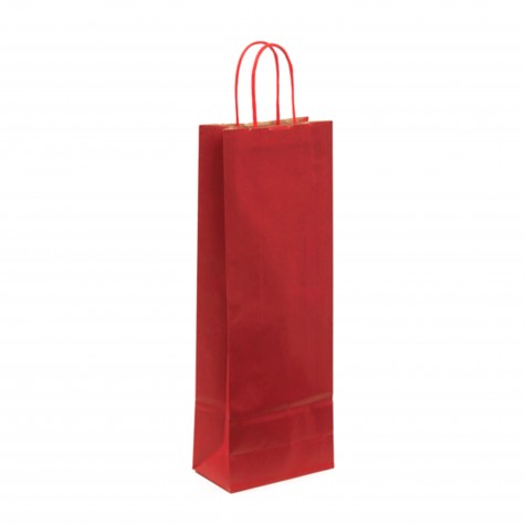 SAC 1 BOUTEILLE KRAFT ROUGE VERGE 14 8X39CM PF/25