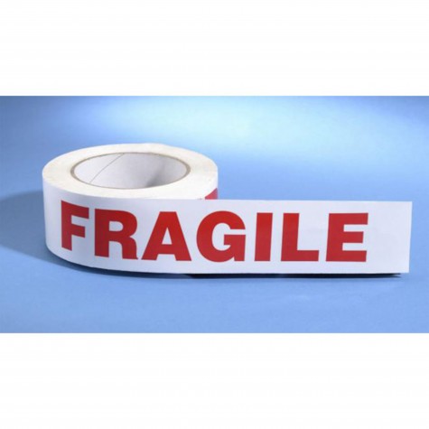 ADHESIF POLYPRO ACRYLIQUE BLANC FRAGILE 50MMX100M