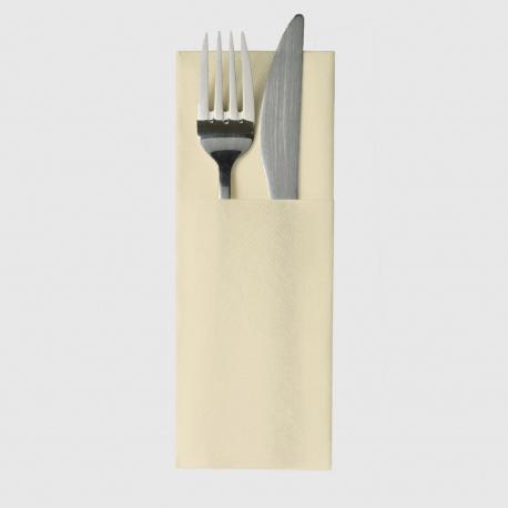 SERVIETTE R'SOFT LUNCH 30X40CM FORMAT POCHETTE IVOIRE /1500 SERVIETTE R'SOFT LUNCH 30X40CM FORMAT POCHETTE IVOIRE /1500