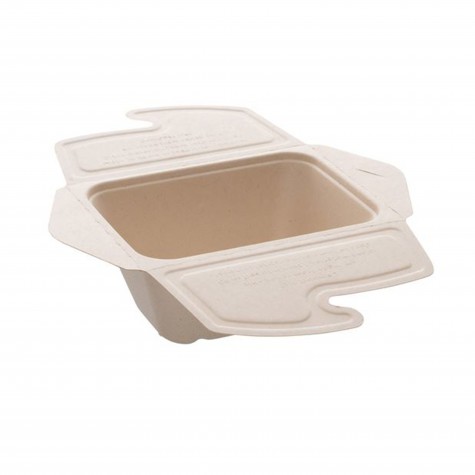 BOITE CANNE A SUCRE MEAL BOX TO GO 2CASES 500/300ML 21X15XH7CM/150