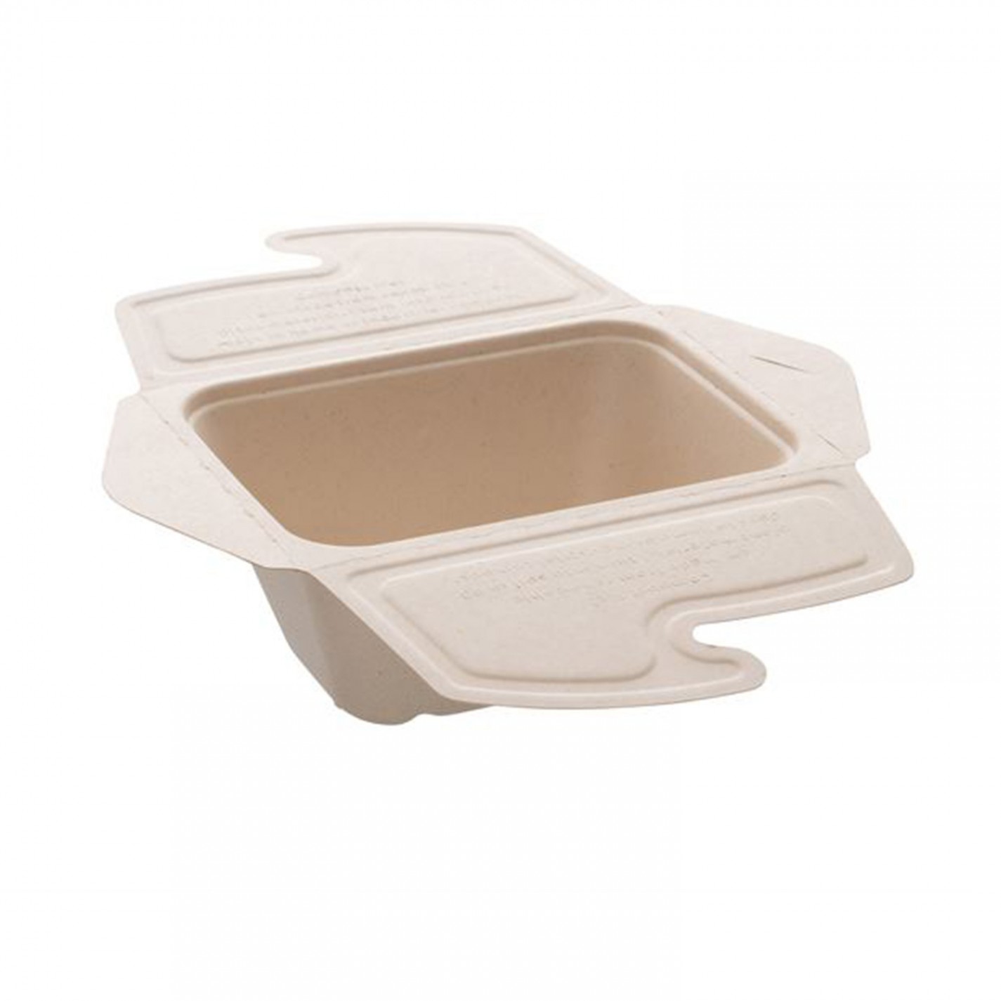 BOITE CANNE A SUCRE MEAL BOX TO GO 2CASES 500/300ML 21X15XH7CM/150