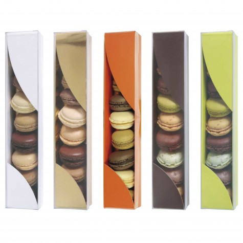 PLUMIER 10 MACARONS BLANC A PLAT