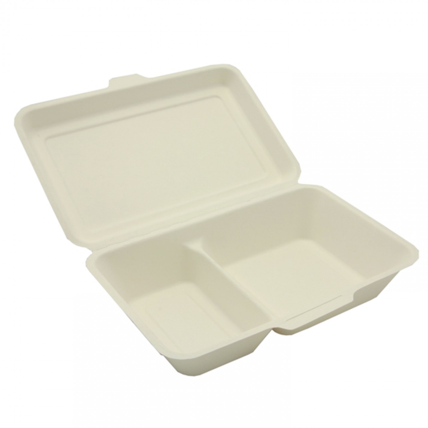 BOITE REPAS CANNE A SUCRE 2 CASES 1000ML 24X16 H6CM /50