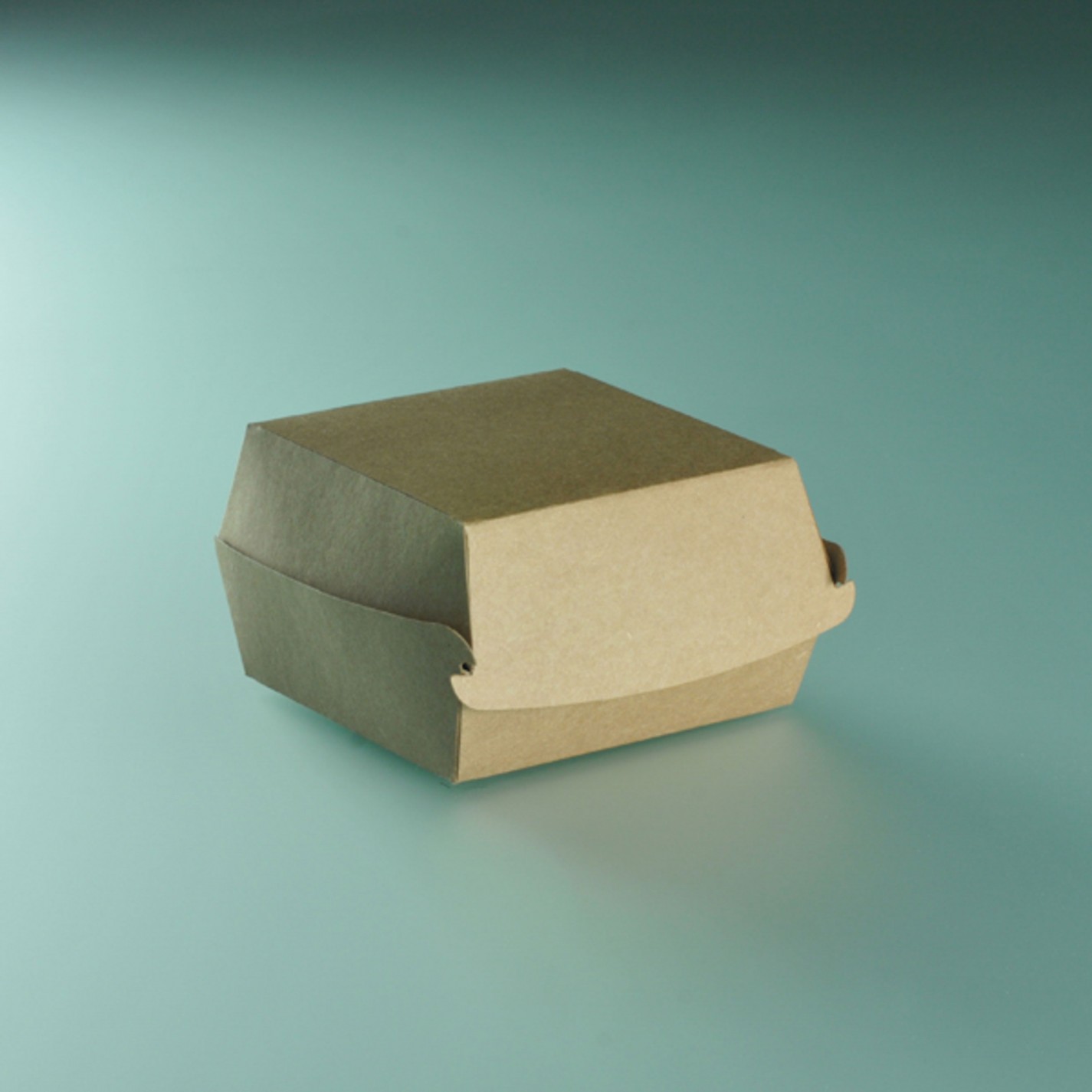 BOITE BURGER CARTON BRUN 100X100/120X130MM H35MM TAILLE M /100