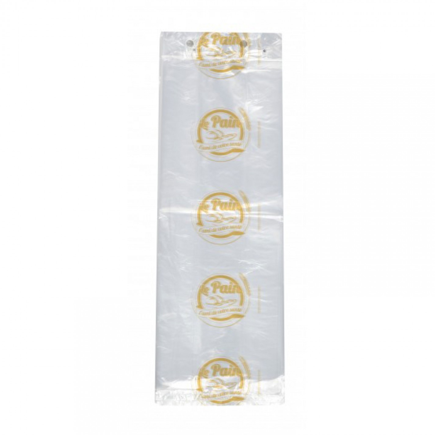 SAC PAIN PEBD 120+50X350MM 50Mµ JAUNE/100 SAC PAIN PEBD 120+50X350MM 50Mµ JAUNE/100