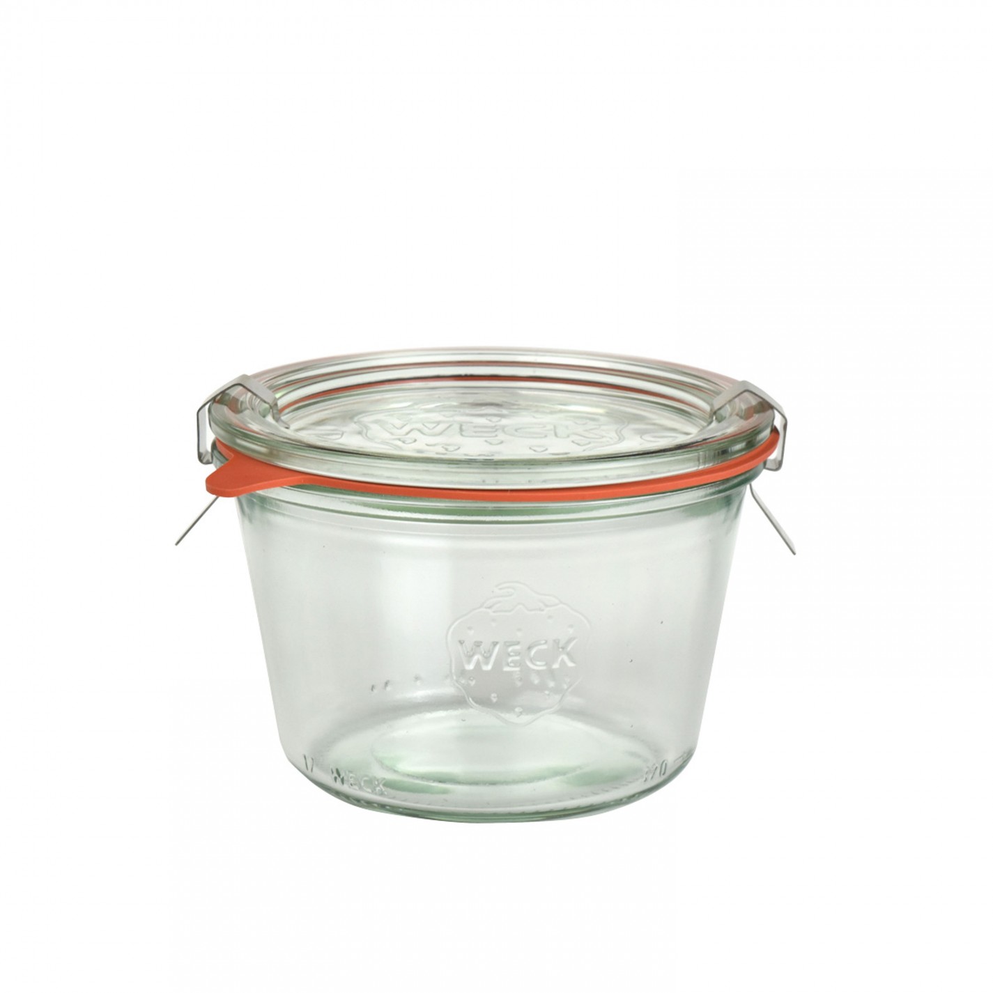 POT VERRE WECK+COUV+JOINT+CLIPS 370CC D.100 H.72MM /6 POT VERRE WECK+COUV+JOINT+CLIPS 370CC D.100 H.72MM /6