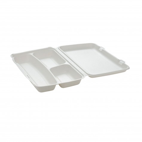 BOITE REPAS CANNE A SUCRE 3CASES 700/400/300ML 38X24 H6CM /50