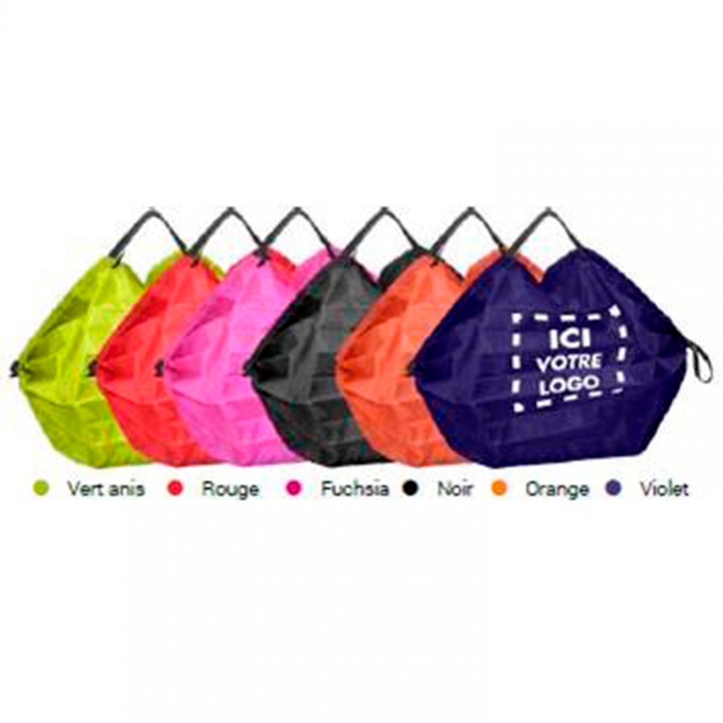 SAC POLYESTER PLIABLE ANSES COURTES 115G 450X400MM+POCHETTE COUSUE ACCORDEON SAC POLYESTER PLIABLE ANSES COURTES 115G 450X400MM+POCHETTE COUSUE ACCORDEON