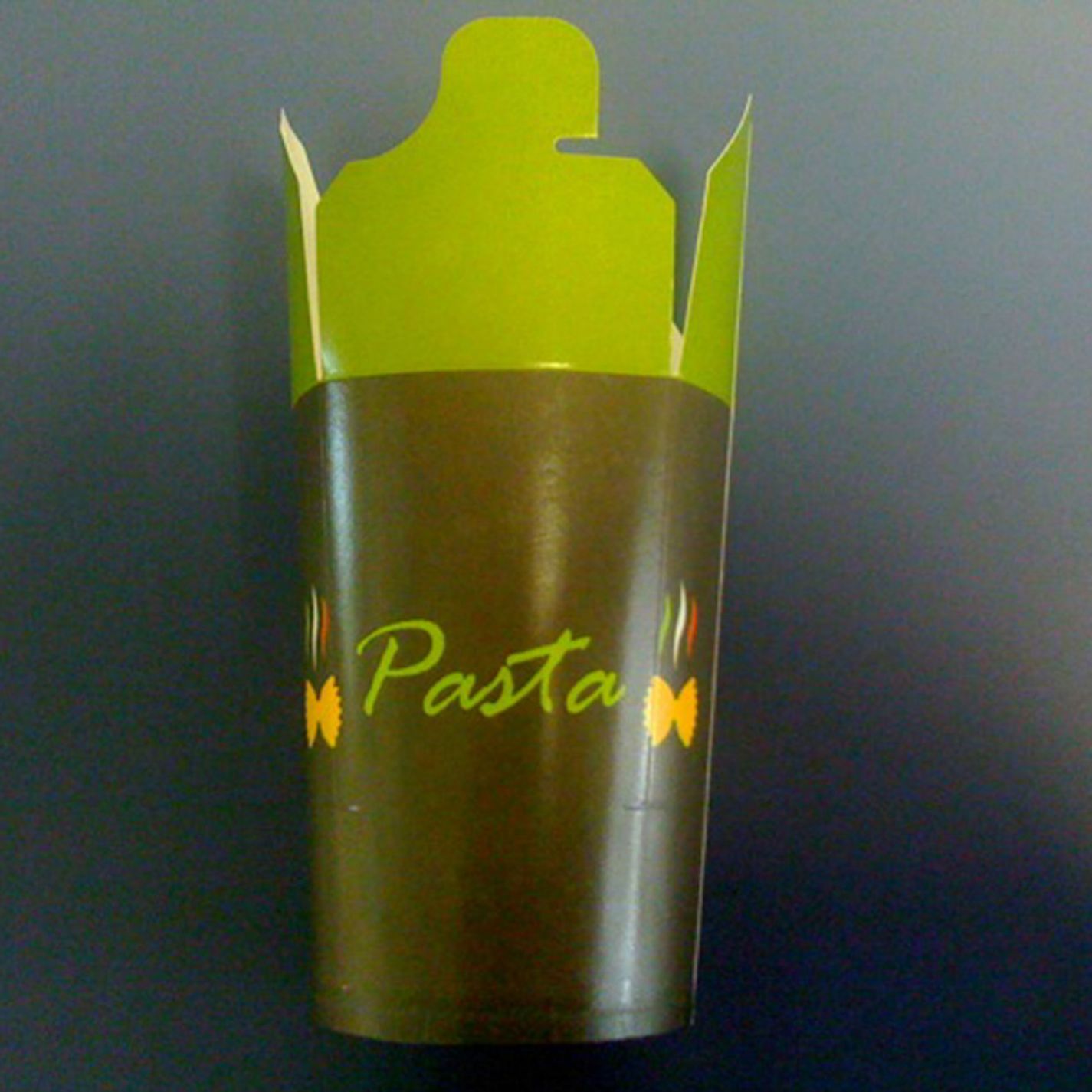 BOITE A PATE RONDE CARTON DECORE IMP PASTA 480CC /50 BOITE A PATE RONDE CARTON DECORE IMP PASTA 480CC /50