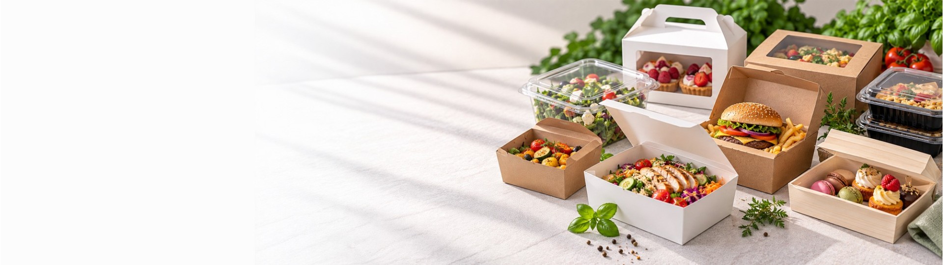 Lot De 50 Boîtes Alimentaires Pliantes En Carton - Fond Rond, 450 Ml, Micro-ondables Et Biodégradables