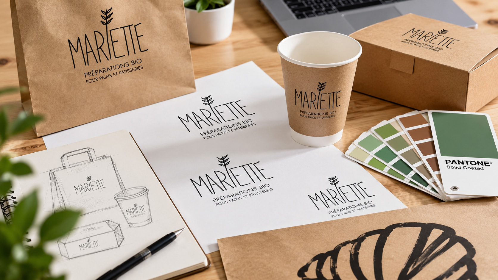 Étude d’un projet de personnalisation d’emballages professionnels avec logo, dimensions et couleurs