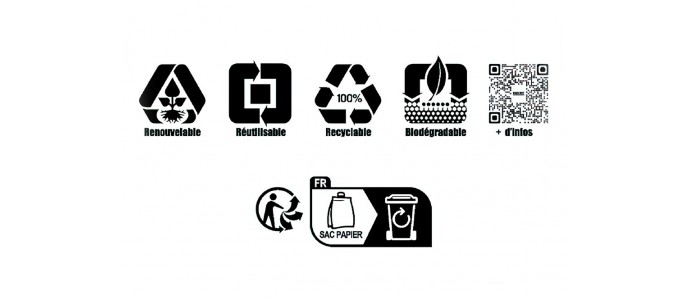 Nos sacs recyclables