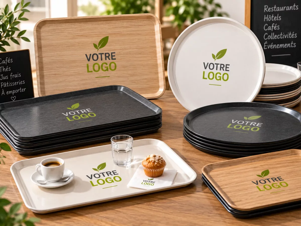 Plateaux repas personnalisés avec impression Votre Logo