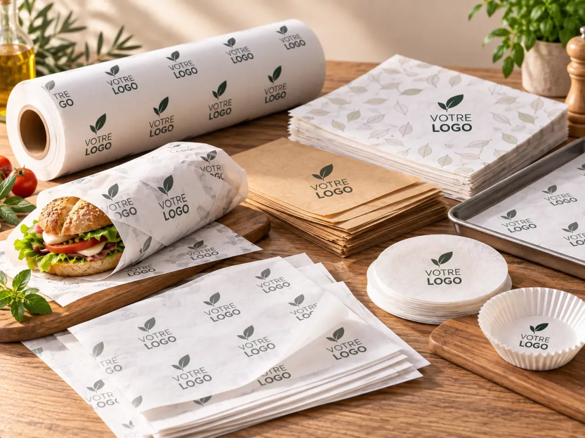 Papiers d’emballage personnalisés avec impression Votre Logo