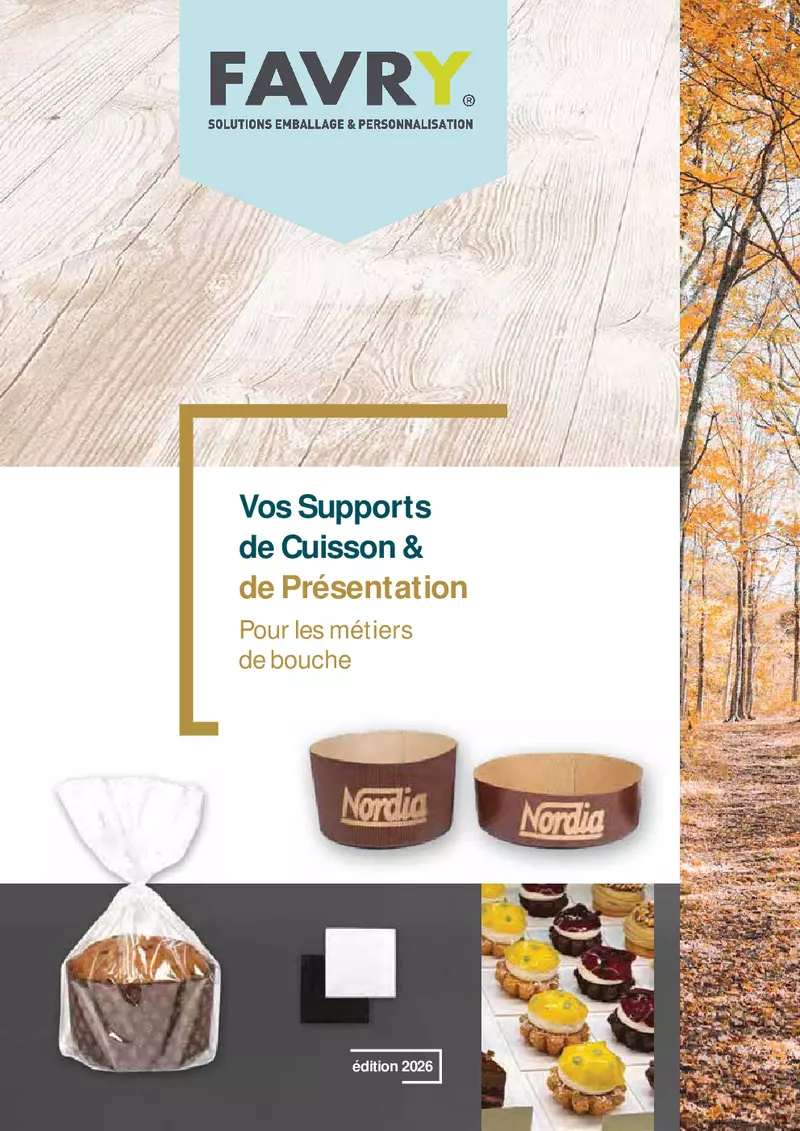 Caissettes et étiquettes pâtisserie