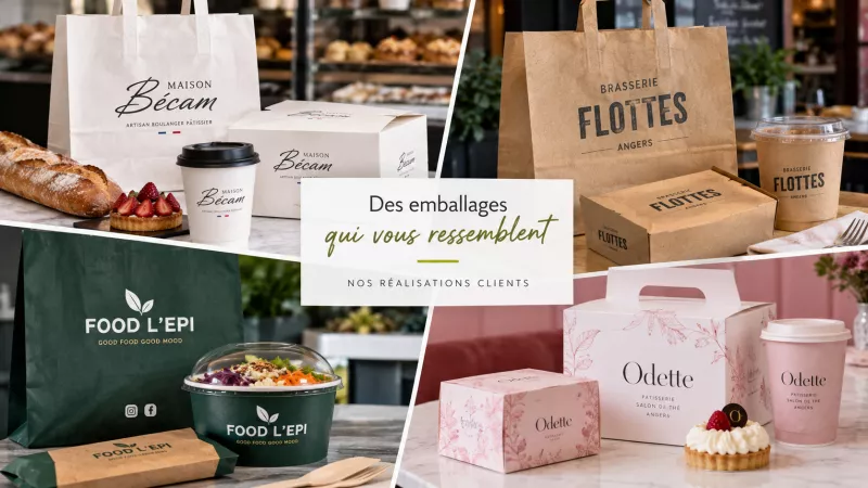 Réalisations d’emballages personnalisés pour les clients Favry
