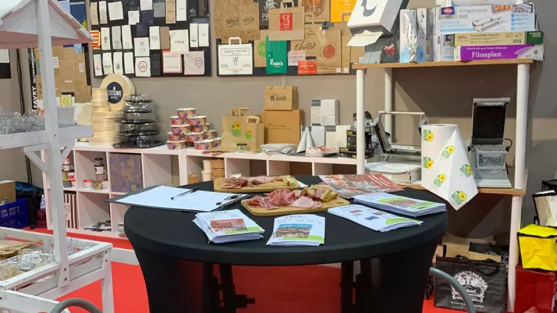 Stand du salon de la boucherie, charcuterie et traiteurs